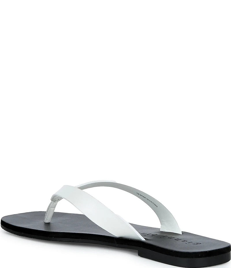Gianni Bini Steffan Leather Thong Sandals