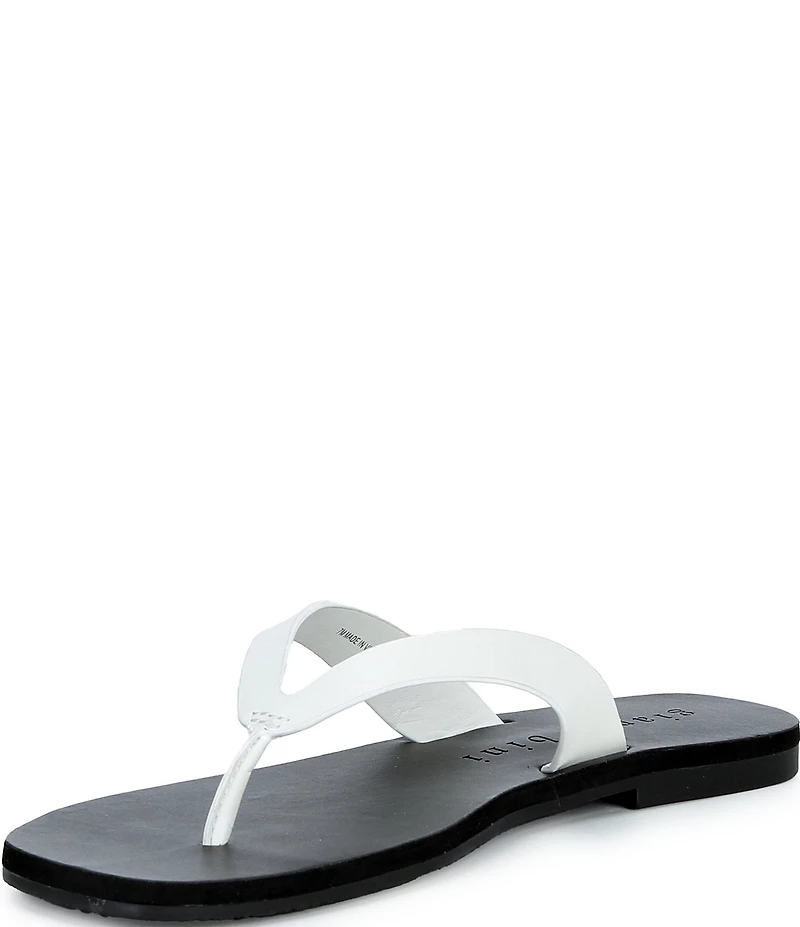Gianni Bini Steffan Leather Thong Sandals
