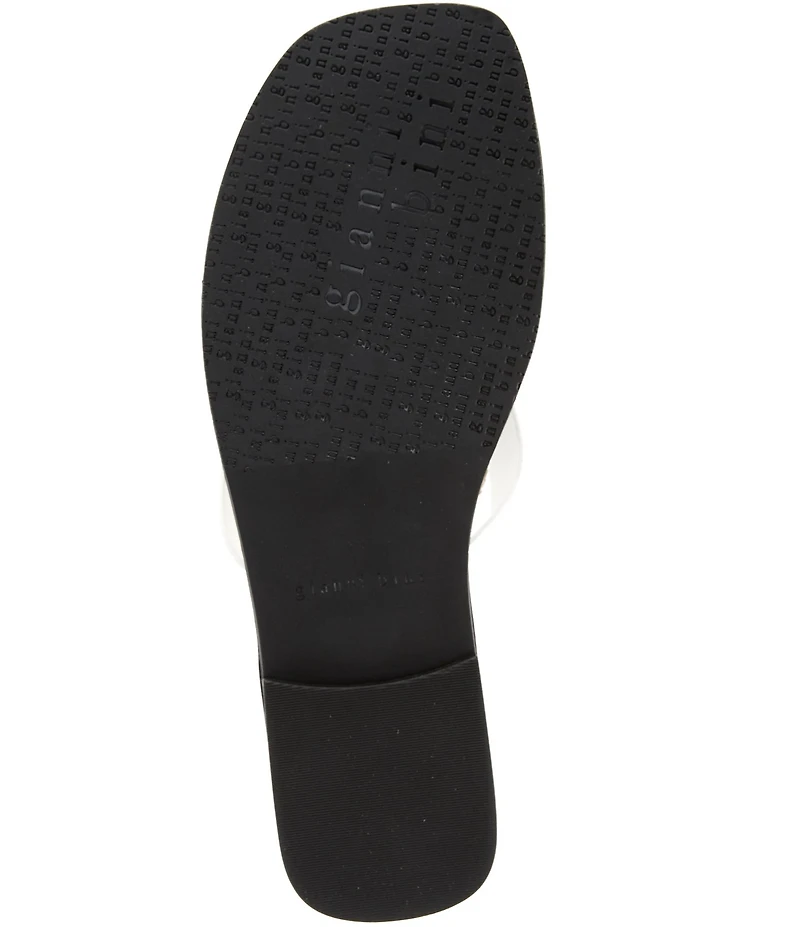 Gianni Bini Steffan Leather Thong Sandals