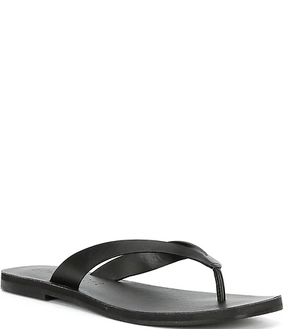 Gianni Bini Steffan Leather Thong Sandals