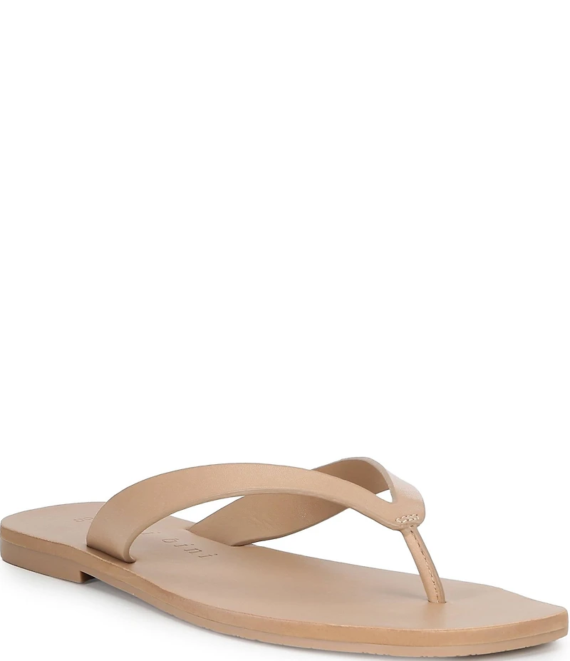 Gianni Bini Steffan Leather Thong Sandals