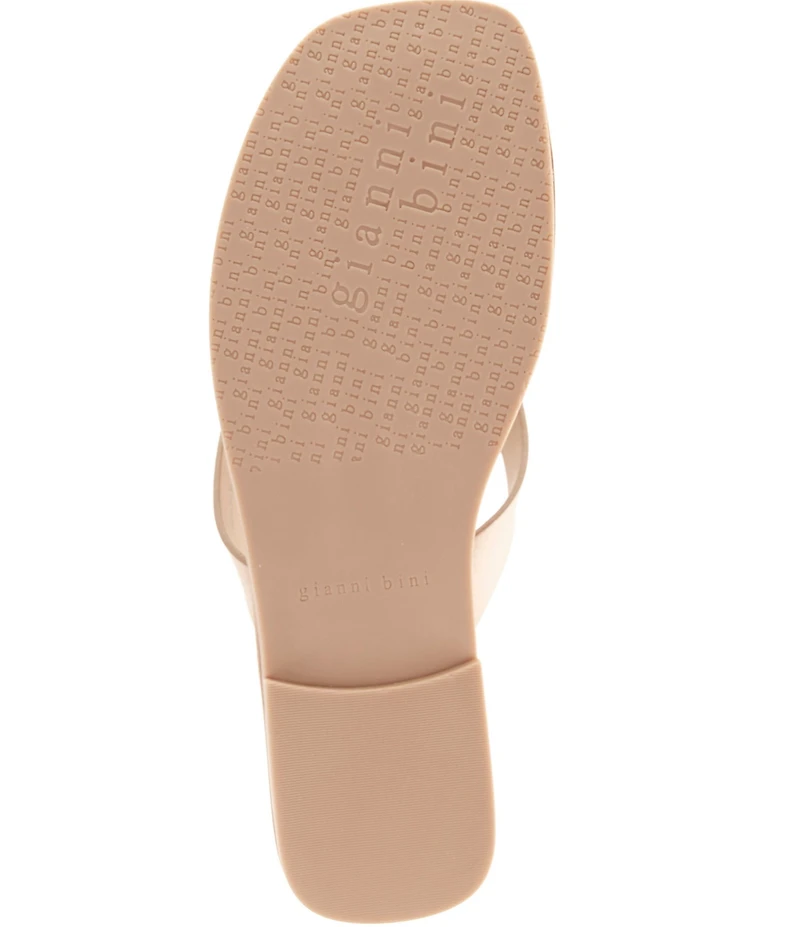 Gianni Bini Steffan Leather Thong Sandals