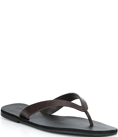Gianni Bini Steffan Leather Thong Sandals