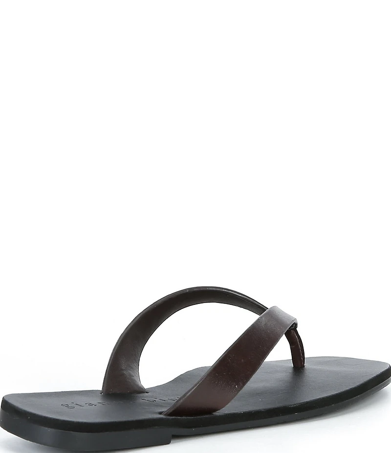 Gianni Bini Steffan Leather Thong Sandals