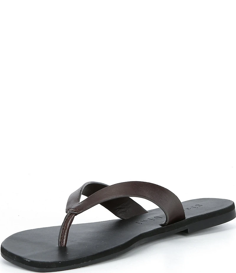 Gianni Bini Steffan Leather Thong Sandals