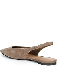 Gianni Bini Stefon Suede Pointed Toe Slingback Dress Flats