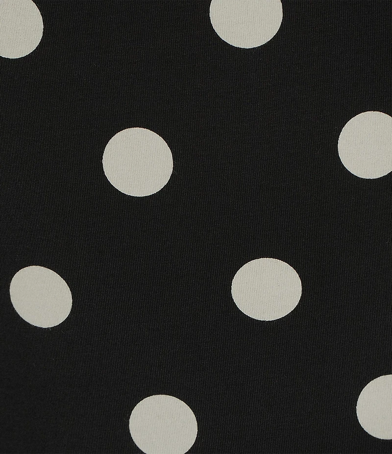 Gianni Bini Strapless Polka Dot Tube Top With Scarf