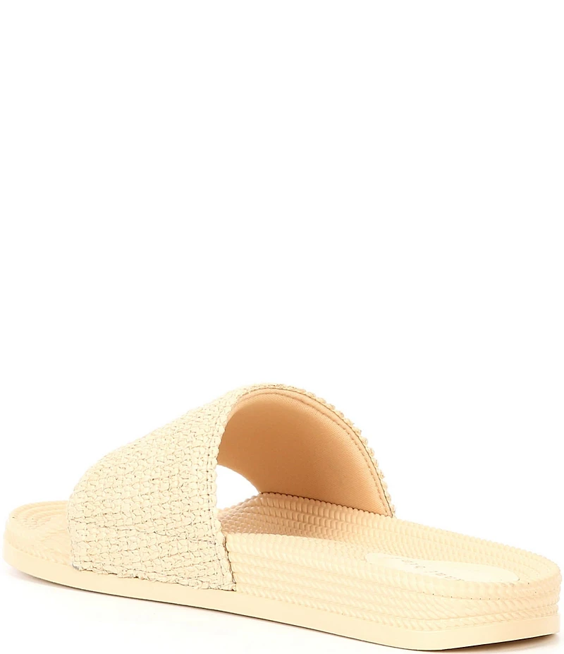 Gianni Bini Summadaze Raffia Banded Pool Slide Sandals