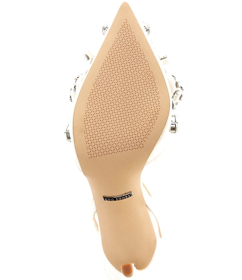 Gianni Bini Sweeney Lace Rhinestone Jewel Bow Dress Pumps