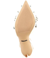 Gianni Bini Sweeney Lace Rhinestone Jewel Bow Dress Pumps