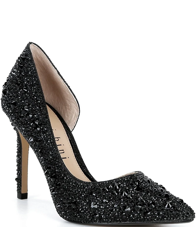 Gianni Bini Therry Four Multi Rhinestone d'Orsay Stiletto Pumps