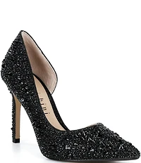 Gianni Bini Therry Four Multi Rhinestone d'Orsay Stiletto Pumps