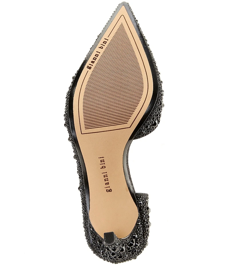Gianni Bini Therry Four Multi Rhinestone d'Orsay Stiletto Pumps