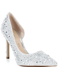 Gianni Bini Therry Four Multi Rhinestone d'Orsay Stiletto Pumps