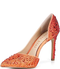 Gianni Bini Therry Four Multi Rhinestone d'Orsay Stiletto Pumps