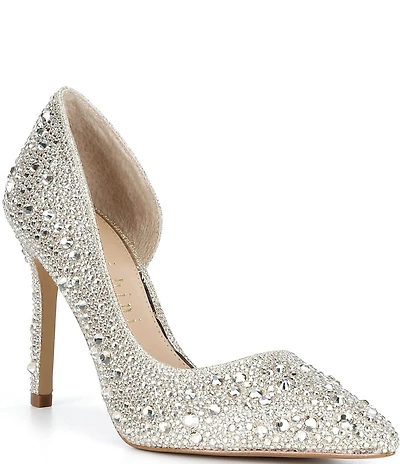 Gianni Bini Therry Four Multi Rhinestone d'Orsay Stiletto Pumps