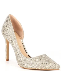 Gianni Bini Therry Rhinestone d'Orsay Stiletto Pumps