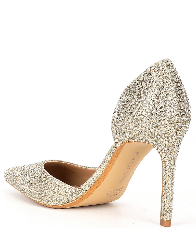 Gianni Bini Therry Rhinestone d'Orsay Stiletto Pumps
