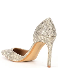 Gianni Bini Therry Rhinestone d'Orsay Stiletto Pumps
