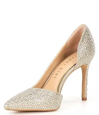 Gianni Bini Therry Rhinestone d'Orsay Stiletto Pumps