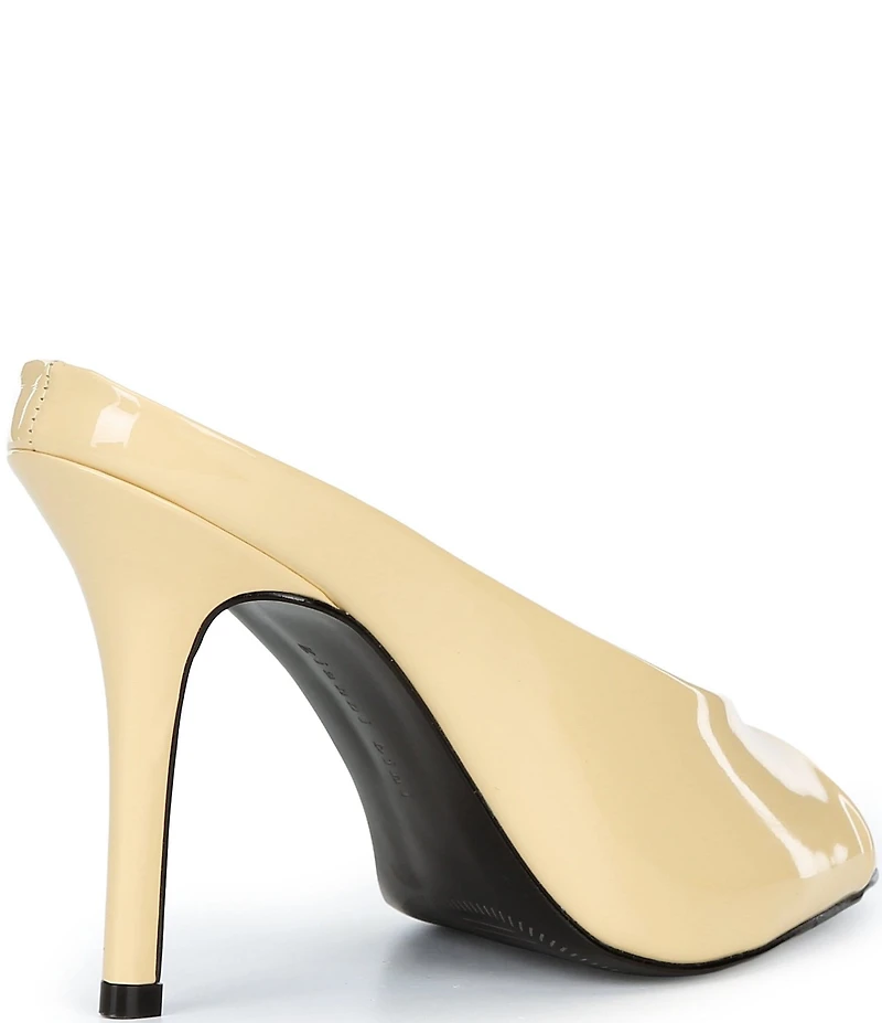 Gianni Bini Tolbert Patent Open Toe Cupped Dress Heels
