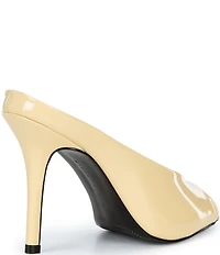 Gianni Bini Tolbert Patent Open Toe Cupped Dress Heels