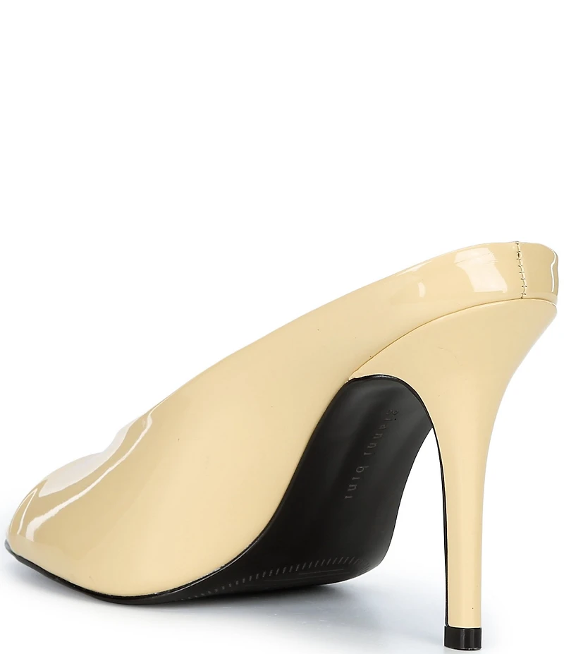 Gianni Bini Tolbert Patent Open Toe Cupped Dress Heels