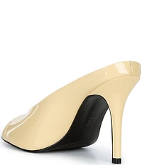 Gianni Bini Tolbert Patent Open Toe Cupped Dress Heels