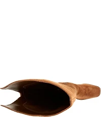 Gianni Bini Travers Suede Block Heel Over-the-Knee Boots