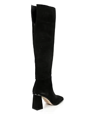 Gianni Bini Travers Suede Block Heel Tall Boots