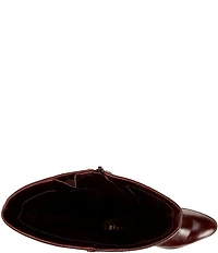Gianni Bini Tyrell Leather Block Heel Tall Dress Boots