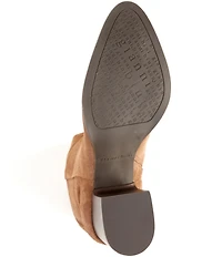 Gianni Bini Tyrell Suede Block Heel Tall Dress Boots