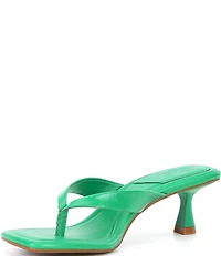 Gianni Bini Vaga Crinkle Leather Thong Sandals