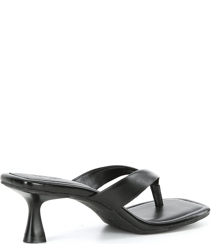 Gianni Bini Vaga Leather Thong Sandals