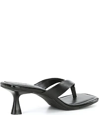 Gianni Bini Vaga Leather Thong Sandals