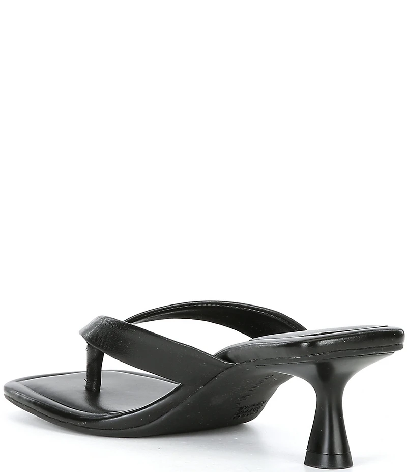 Gianni Bini Vaga Leather Thong Sandals