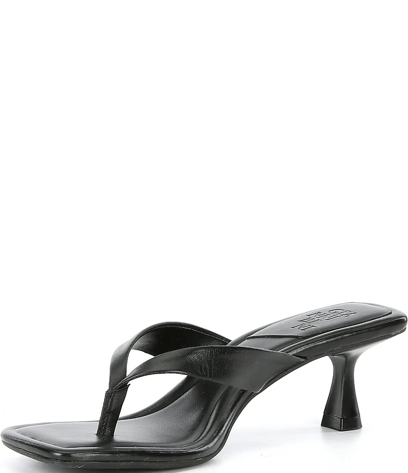 Gianni Bini Vaga Leather Thong Sandals