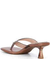 Gianni Bini Vaga Two Clear Thong Dress Sandals