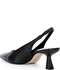 Gianni Bini Wandah Leather Slingback Pumps