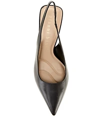 Gianni Bini Wandah Leather Slingback Pumps