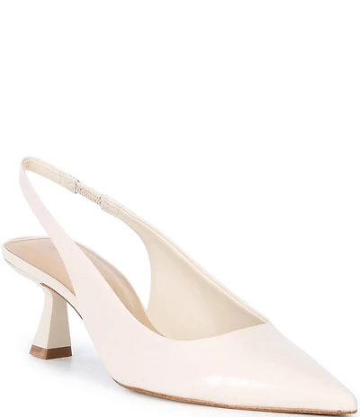 Gianni Bini Wandah Leather Slingback Pumps
