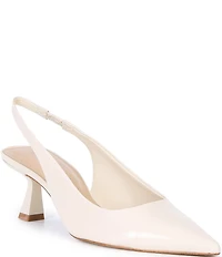 Gianni Bini Wandah Leather Slingback Pumps