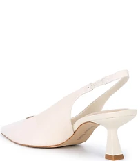 Gianni Bini Wandah Leather Slingback Pumps