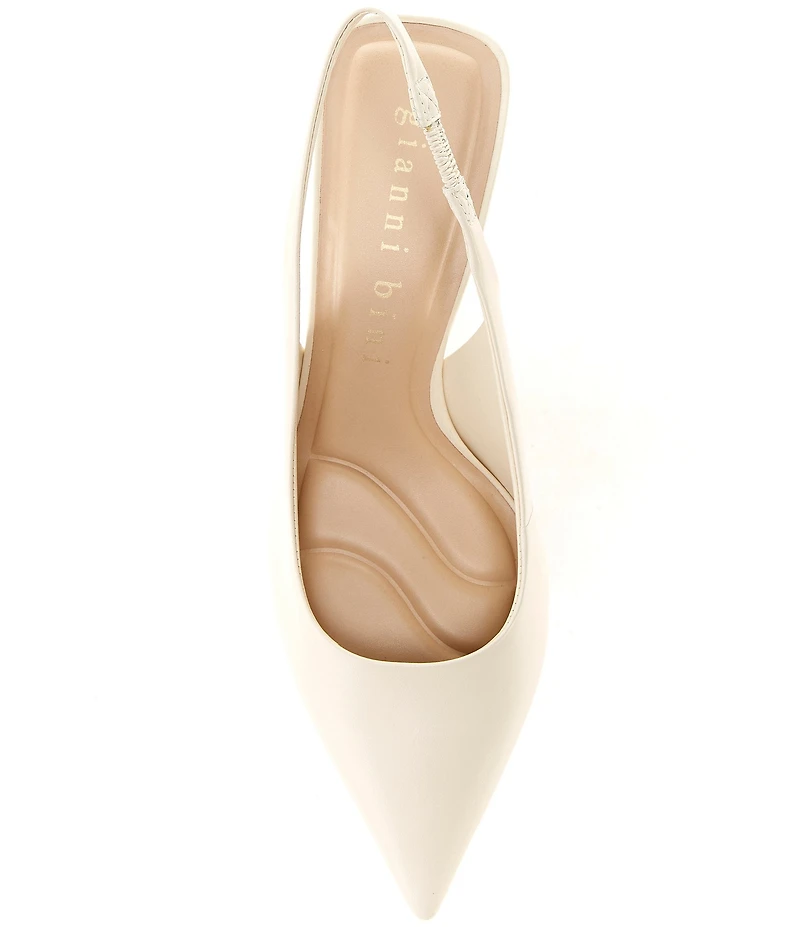 Gianni Bini Wandah Leather Slingback Pumps