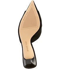 Gianni Bini Wendella Suede Buckle Ornament Dress Mules