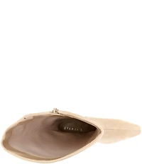 Gianni Bini Weslye Suede Snip Toe Kitten Block Heel Boots
