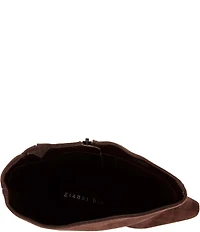Gianni Bini Weslye Suede Snip Toe Kitten Block Heel Boots