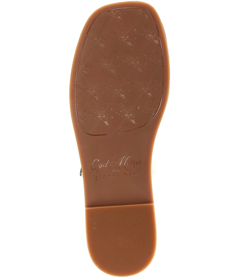 Gianni Bini x Cyd Morris The Captain Clear Vinyl Square Toe Fisherman Sandals