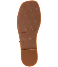 Gianni Bini x Cyd Morris The Captain Clear Vinyl Square Toe Fisherman Sandals