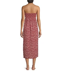 Gianni Bini x Cyd Morris The Millie Ditsy Floral U-Hardware Detail Sleeveless Dress Cover Up
